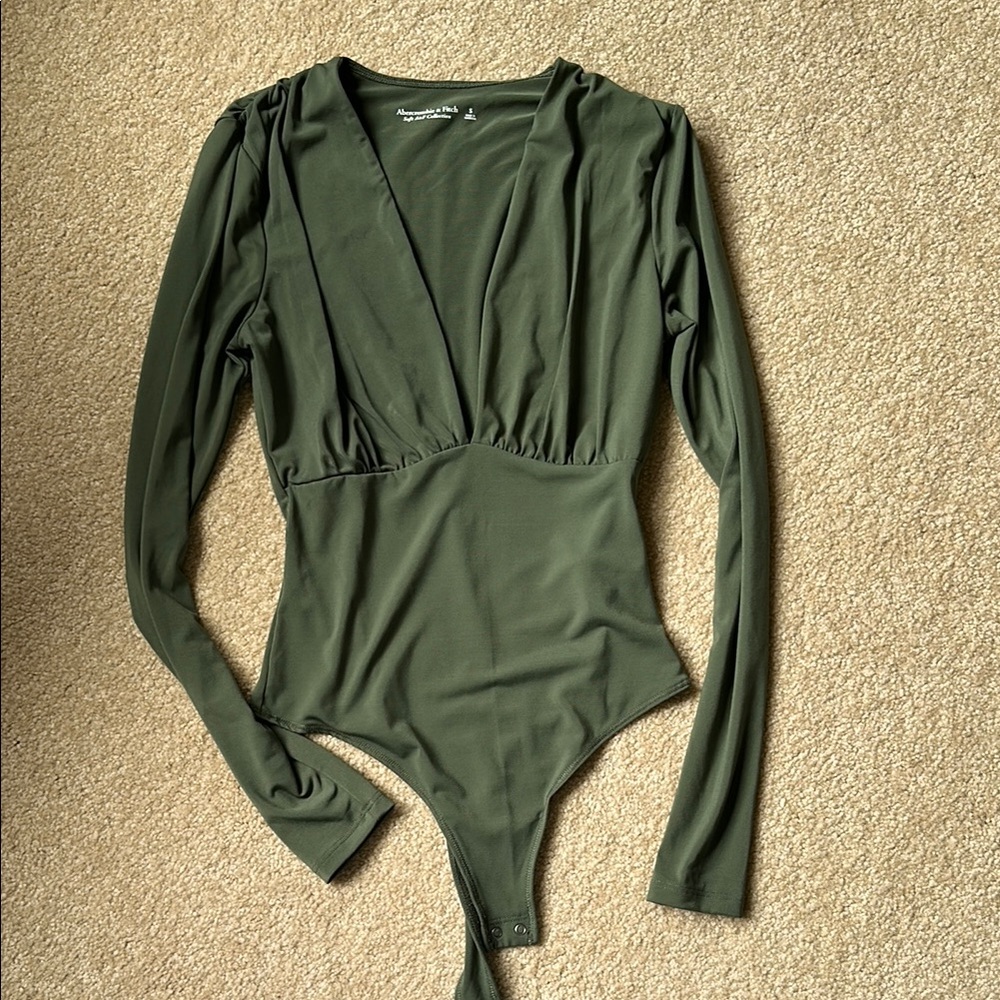 Green Long Sleeve Bodysuit